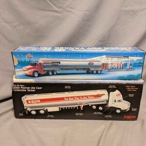 Die Cast Tanker Truck - Red and White